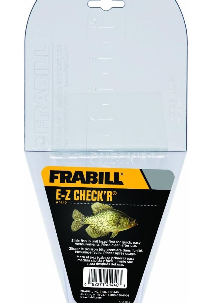 Frabill E-Z Check'R Fish Measurer for Crappie - Quick and Accurate Measurement Tool